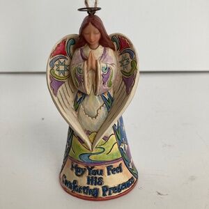Jim Shore Angel Ornament 2015 Heartwood Creek Comforting Presence 4047796 NWT
